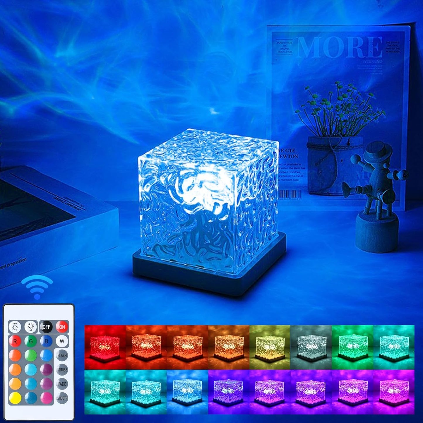 16-Color Ocean Wave Projector for Dreamy Ambiance