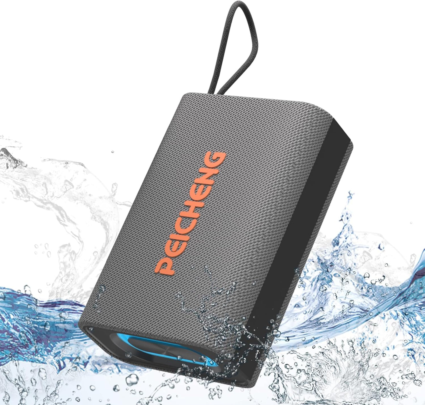 Waterproof Bluetooth Speaker with Colorful Lights | Long-Lasting Fun!