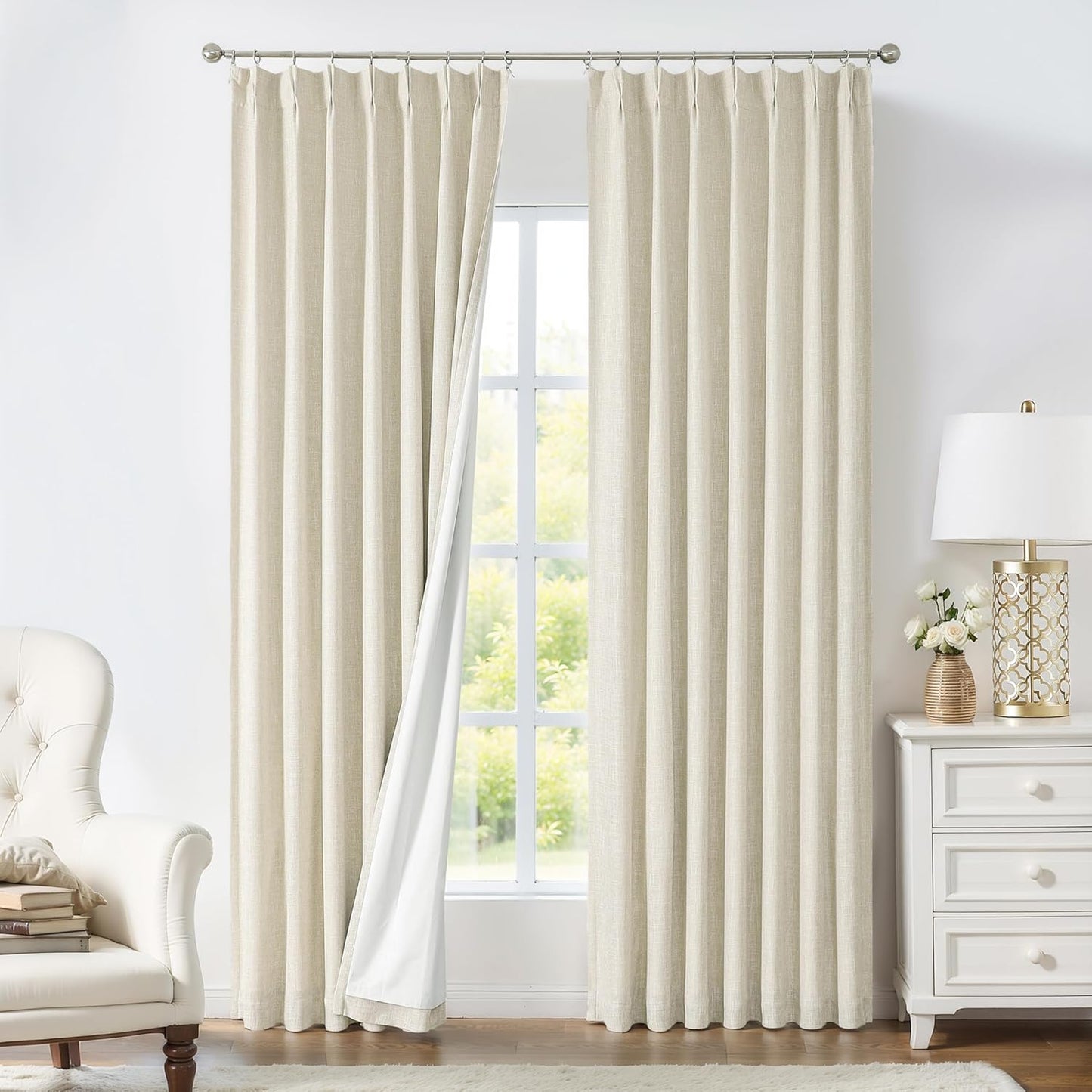 Pinch Pleated Blackout Curtain Panel for Luxurious Home Decor