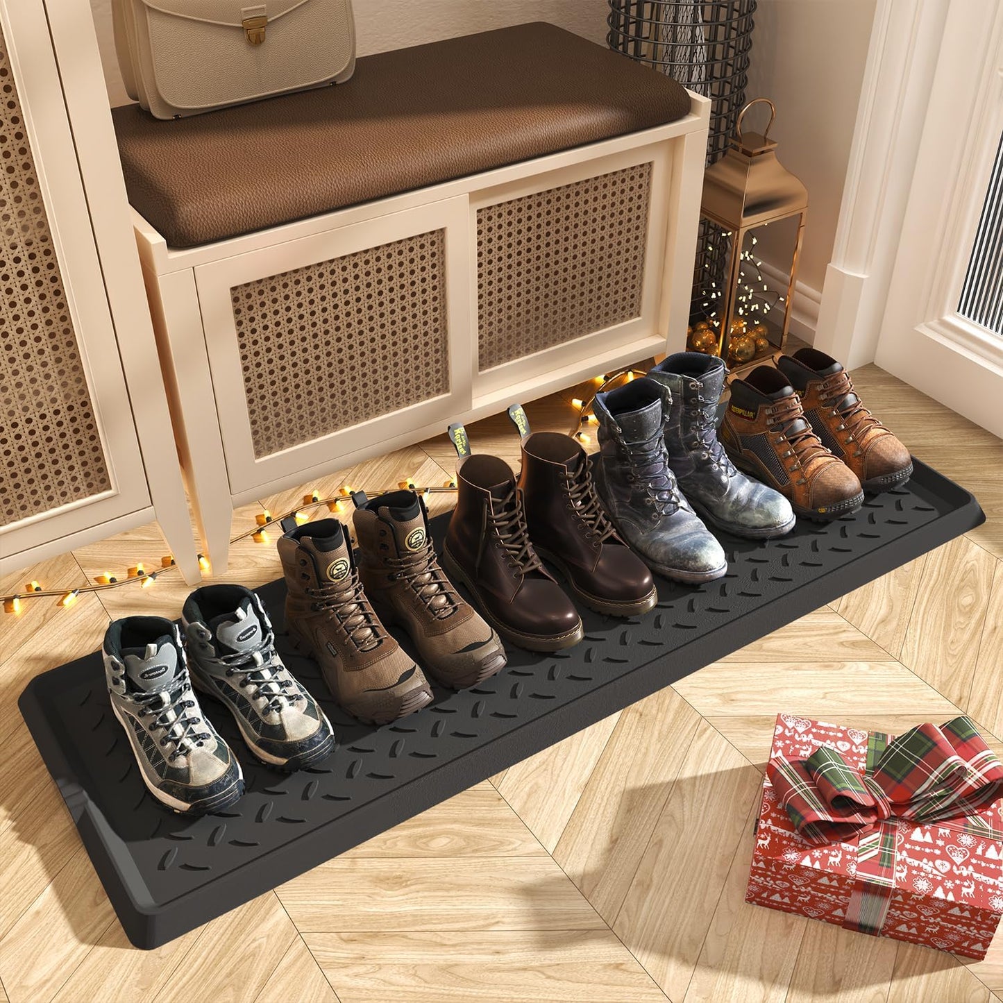 Extra Large Boot Tray for Entryway - Heavy Duty Rubber Mat