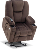 Power Lift Recliner Chair with Extended Footrest - Easy Lift & USB