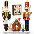 Nutcracker Christmas Decor Building Toys Gingerbread House - Festive