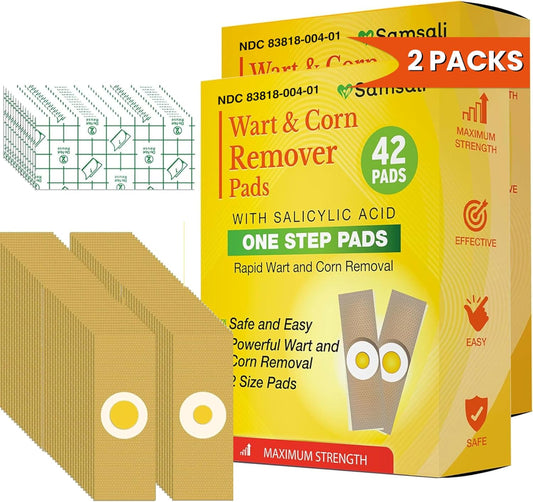 Wart Remover Pads for Pain-Free Treatment of Warts & Corns