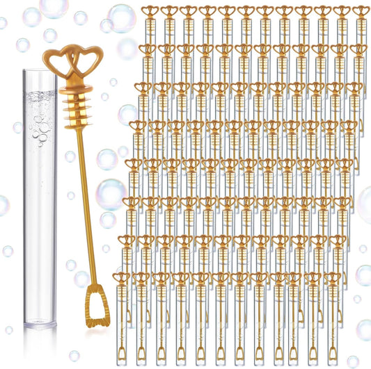 150 Pcs Bubble Wands Bulk for Weddings and Parties Supplies