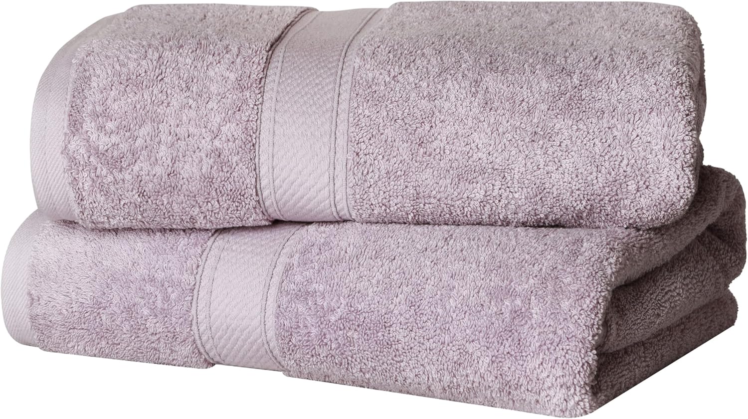 Superior Egyptian Cotton Pile Bath Towel Set of 2 for Luxury