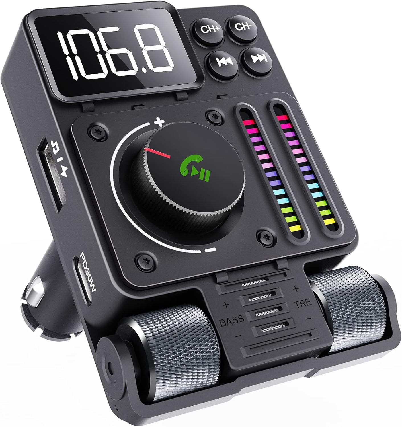 Hamourd Bluetooth Car Adapter - HiFi Sound & Fast Charge