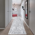 Vaukki Vintage Shaggy Soft Laundry Runner Rug for Entryway