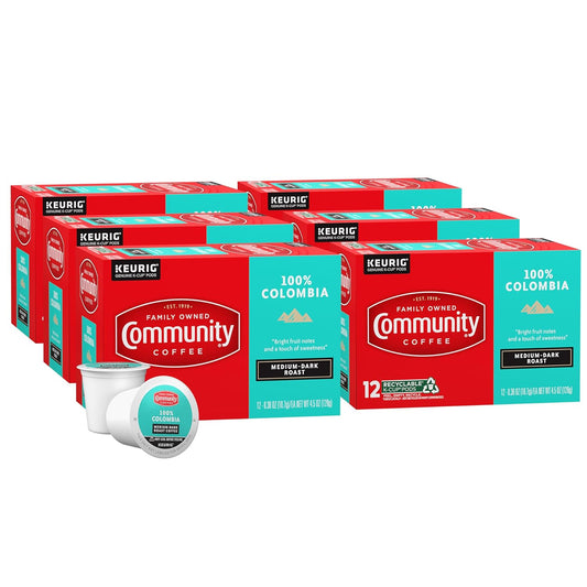 100% Colombia Coffee Pods for Keurig 2.0 - Medium Dark Roast