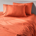 PeachSkinSheets Pumpkin Spice Cali King Sheet Set - Extra Soft Cooling