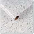 CRE8TIVE Large 36in x 118in White Granite Contact Paper - Glossy
