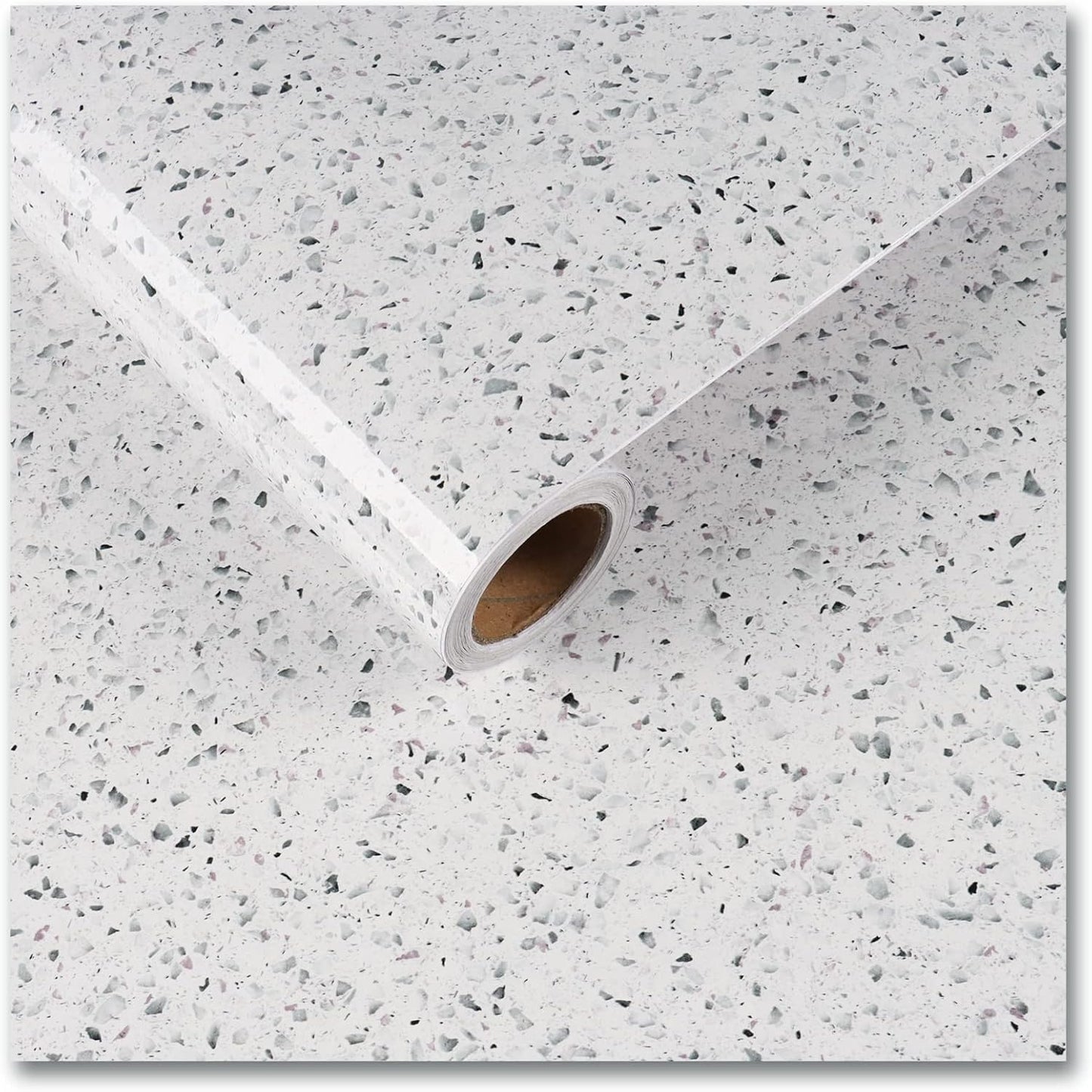 Large Size White Granite Contact Paper for Countertops 36inx118