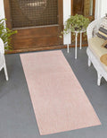 Casual Transitional Solid Heathered Runner Rug 2 ft x 6 ft 1 in