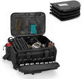 Tactical Pistol Range Bag with 4 Pistol Cases - Large Capacity