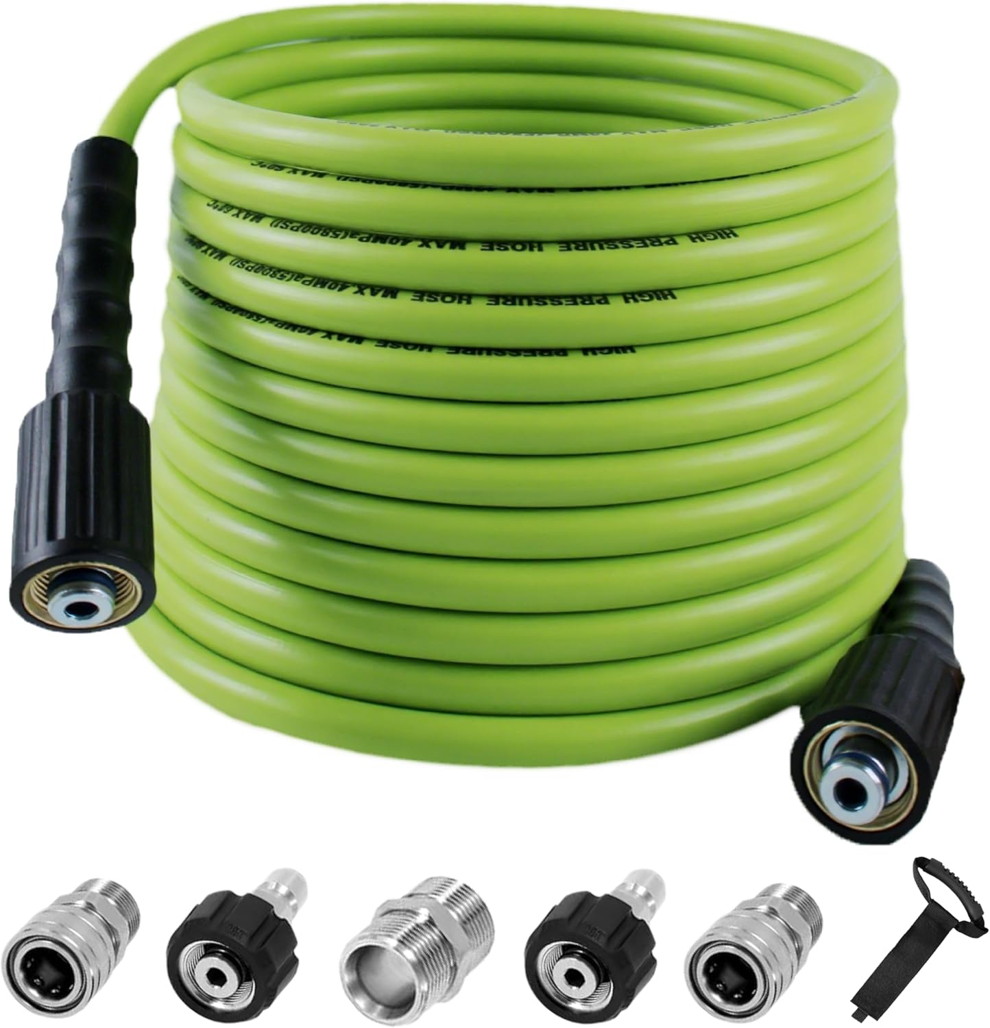 Pressure Washer Hose 100FT for Power Washer, 5800 PSI Kink Resistant