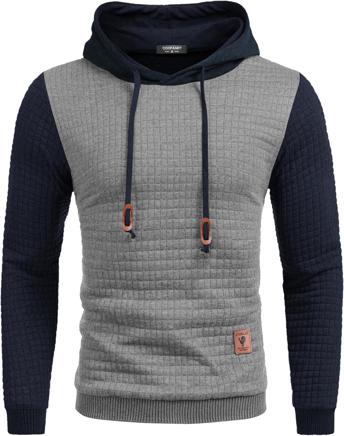 COOFANDY Mens Hooded Sweatshirt for Casual Comfort and Style