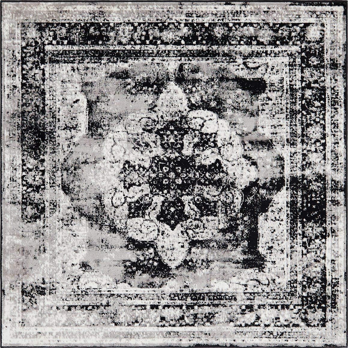 Unique Loom Sofia Collection Area Rug - Vintage Design for Home