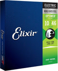 Elixir Optiweb Electric Guitar Strings Light 10-46 (3 Pack) - Long