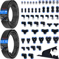 55 Pcs Air Line Tubing Kit with DOT Hose and Quick Connect Fittings