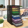 Natwind Mesh File Organizer with 10 Drawers for Office Supplies