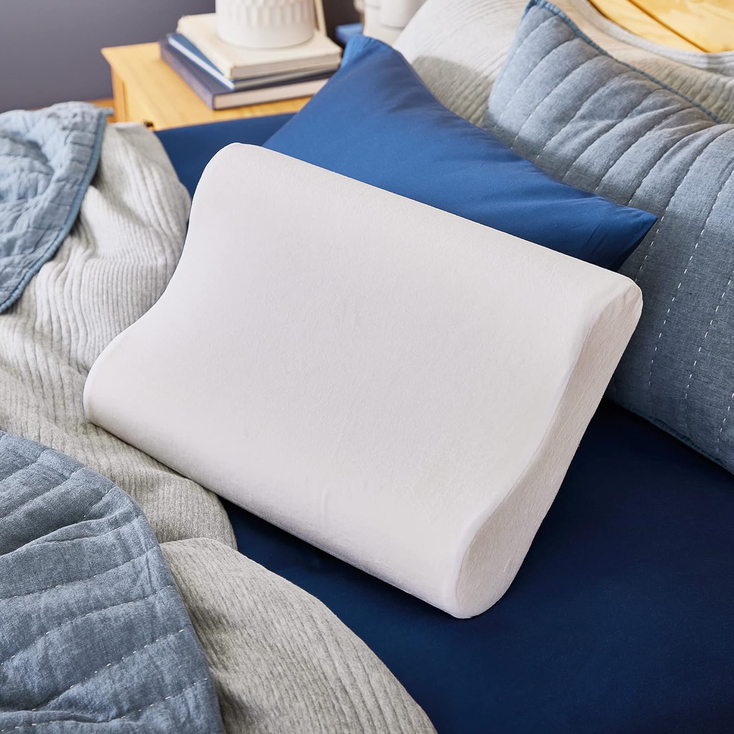 Sleep Innovations Memory Foam Contour Pillow for Comfort