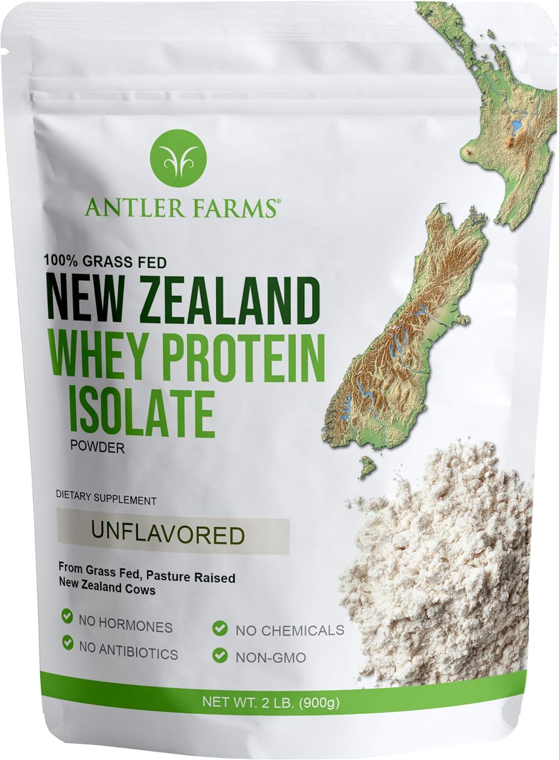 100% Grass Fed New Zealand Whey Protein Isolate - Pure & Clean