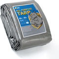 GUARD SHIELD Heavy Duty Tarp 30x30 ft Silver/Black - Thick 10mil