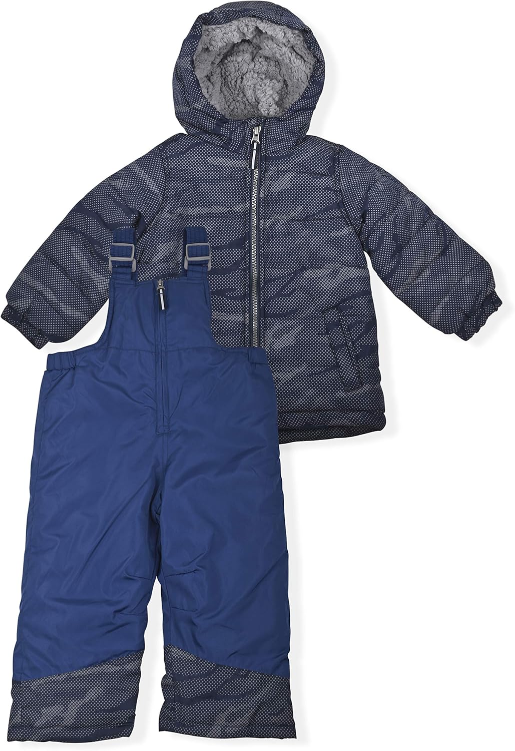Arctic Quest Boys Ski Jacket and Snowbib Snowsuit Set for Kids