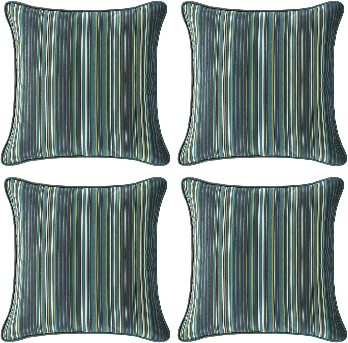 Sunbrella Decorative Outdoor Water Repellent Throw Pillows Set