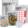 Assorted Mylar Bags for Food Storage with Oxygen Absorbers