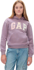 GAP Girls' Logo Fleece Sweatshirt - Classic, Easy to Pair