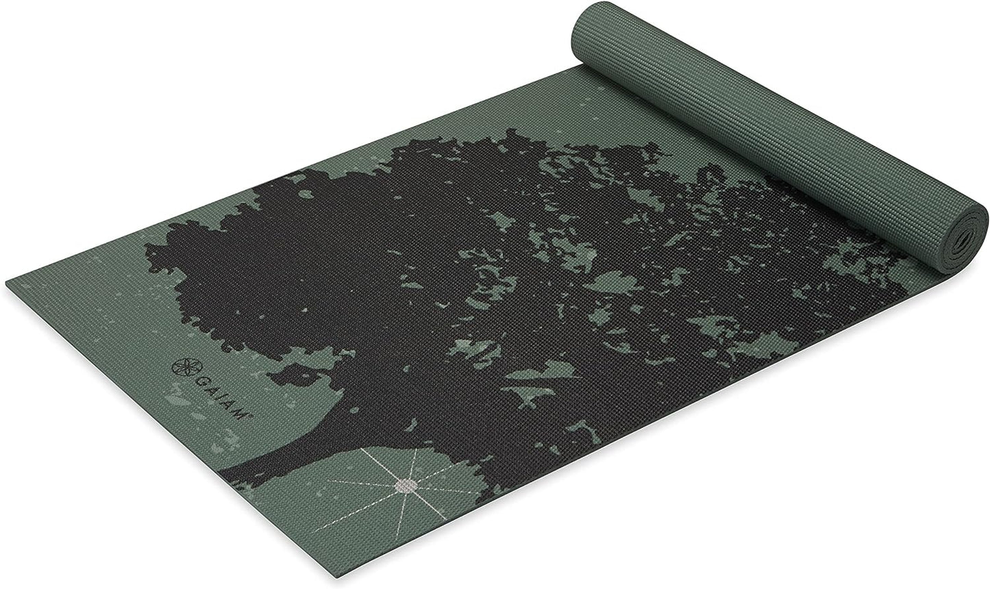 Gaiam Premium Non-Slip Yoga Mat - 6mm Thick