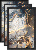 Engineered Wood 15x23 Picture Frame Set of 3 for Wall Display