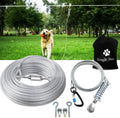 Snagle Paw Dog Tie Out Runner for Yard - Heavy Duty Aerial Zipline