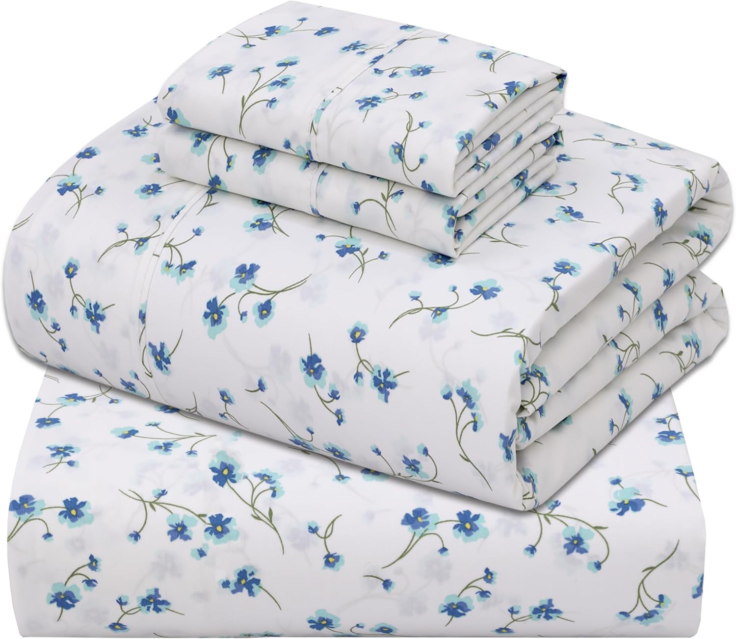 Cooling & Crisp Queen Size Percale Sheets Set by ZOYER