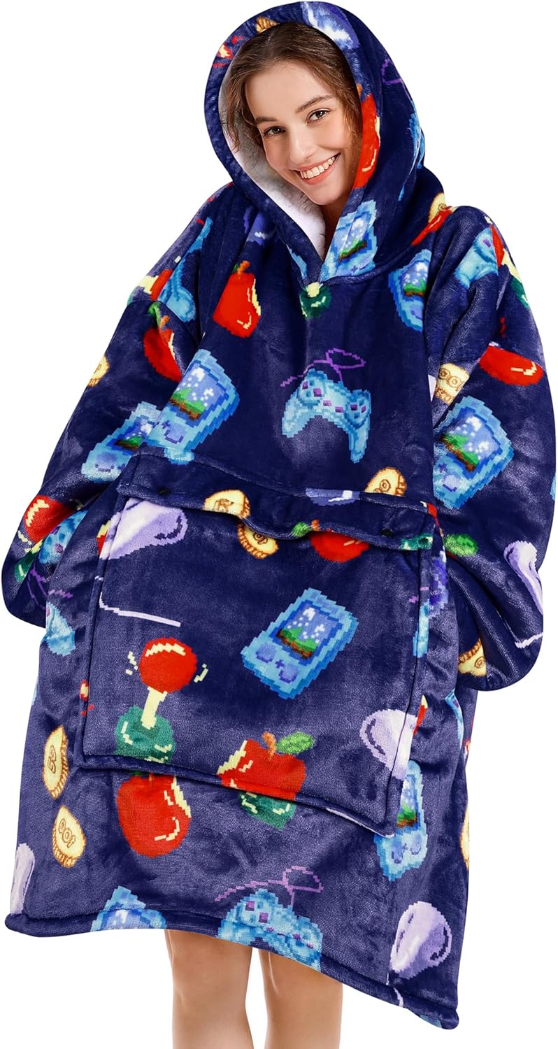 Cozy Oversized Blanket Hoodie for Adults - Perfect Gift Idea