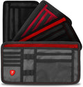 Car Sun Visor Organizer 2-Pack - Compact 8-Compartment Visor Storage