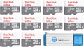 SanDisk Ultra 32GB microSDHC 10 Pack with USB 3.0 Card Reader