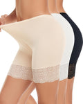 Anti Chafing Shorts for Women Mesh Cooling Slip Boyshorts - Lace Edge