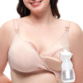 Hands-Free Pumping Bra - Wireless Seamless Comfort and Support