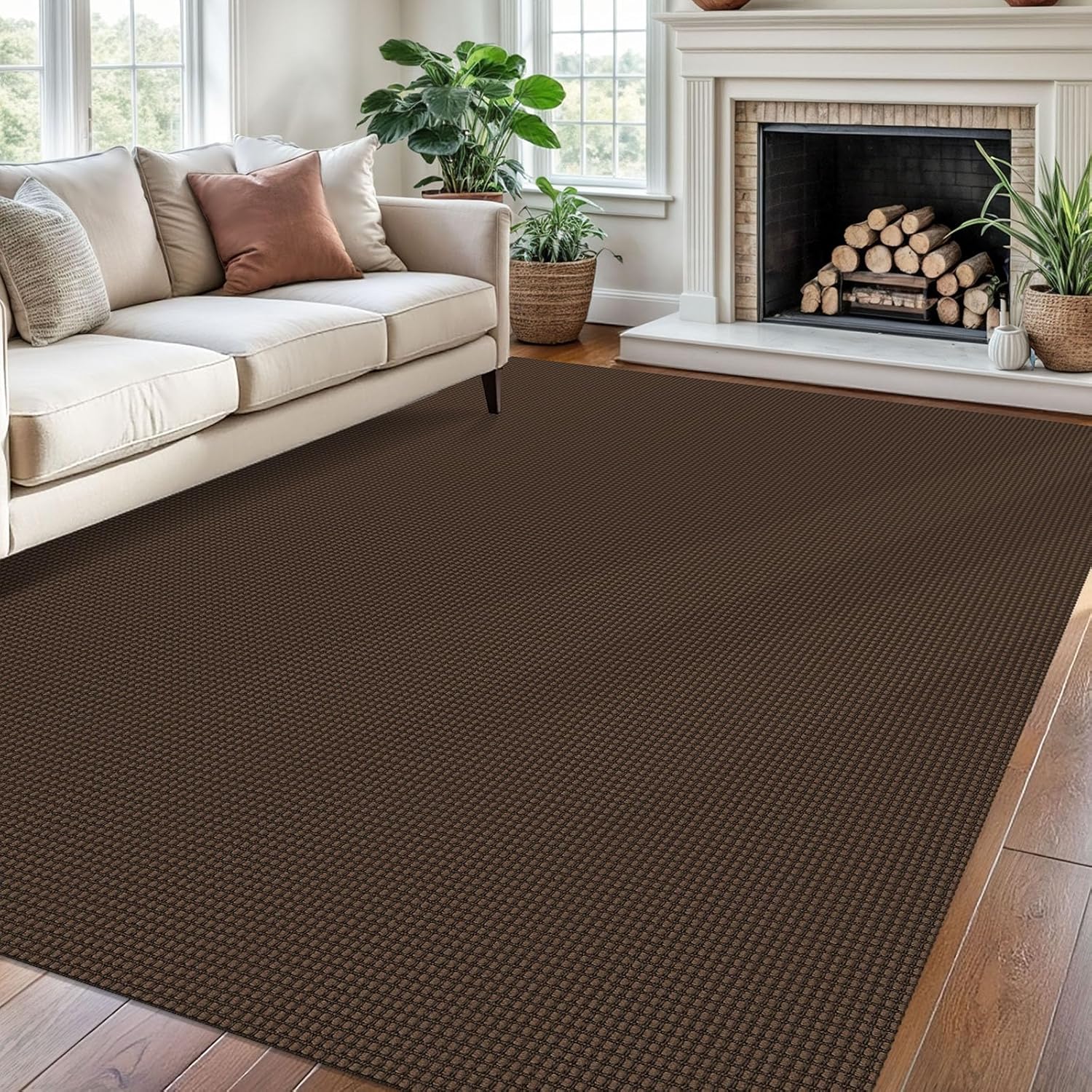 Braided Area Rug 6x9 Ft Washable Non Slip for Living Room