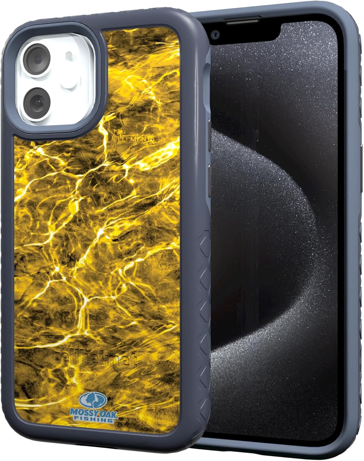 cellhelmet Mossy Oak Dual-Layer Case for iPhone 13 Mini - Slate Blue