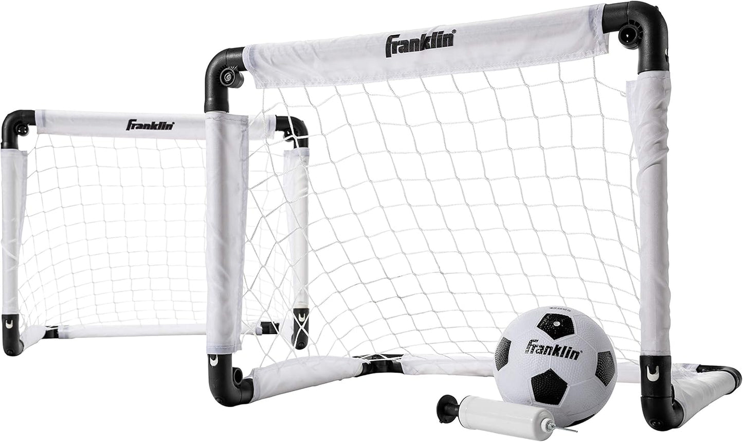 Franklin Sports Kids Mini Soccer Goal Set for Indoor and Outdoor Play