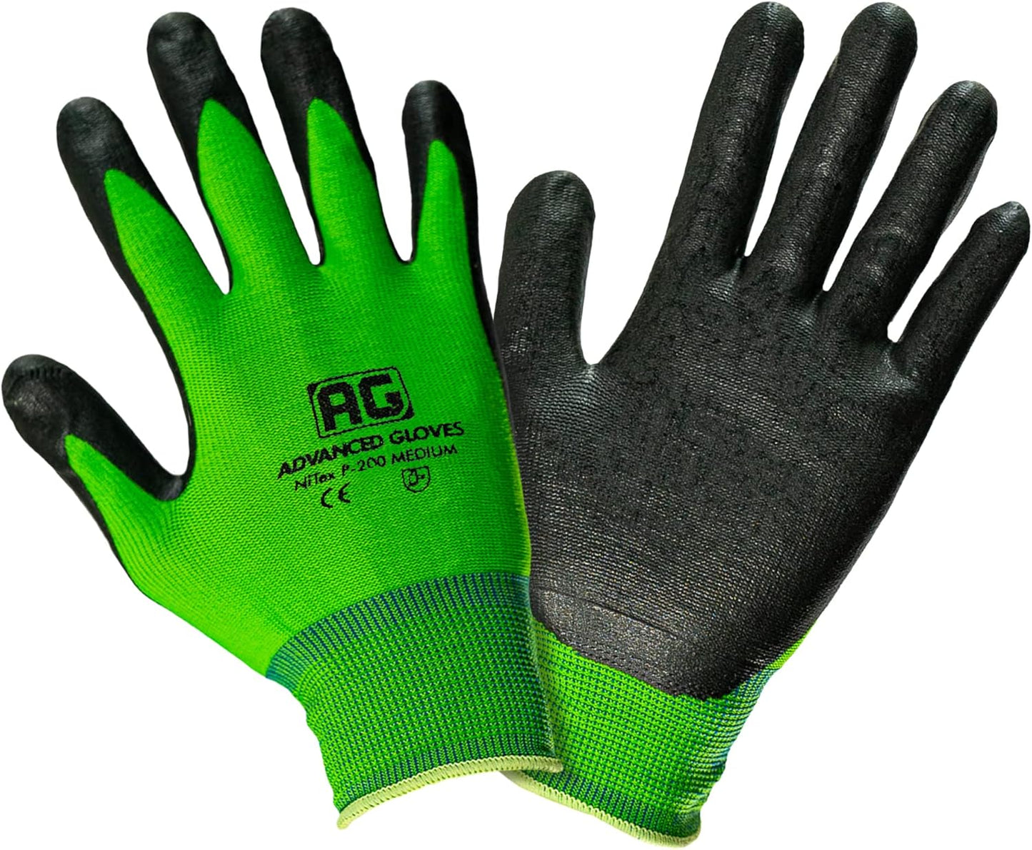 NiTex P-12 Nylon Nitrile Gloves for Insulated Grip and Comfort