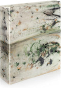 3-Inch Green Marble Heavy Duty 3-Ring Binder - Waterproof, Durable