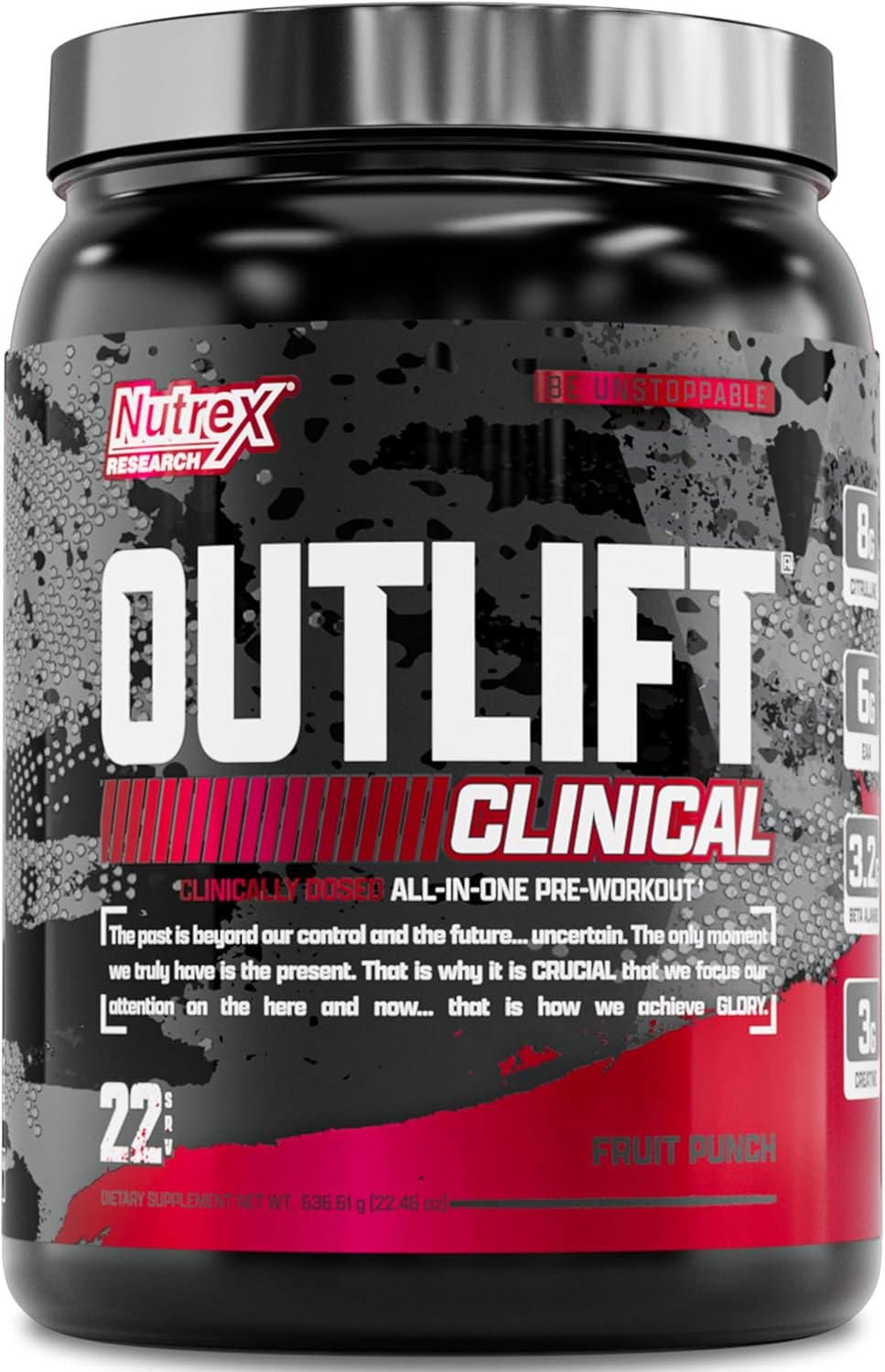Nutrex Research Outlift Clinical Pre Workout Powder for Energy