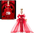 Barbie Signature Doll 80th Anniversary in Glittery Red Tulle Gown