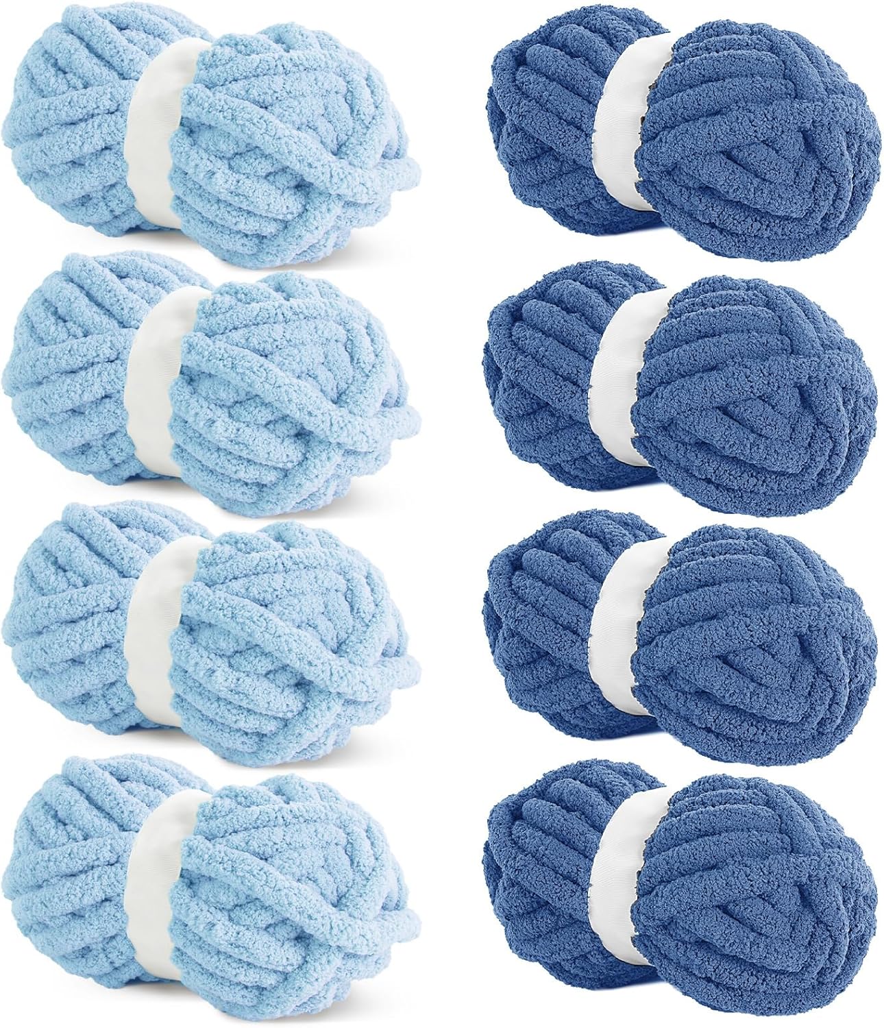 HOMBYS Chunky Yarn for Crocheting - Super Bulky Soft Chenille