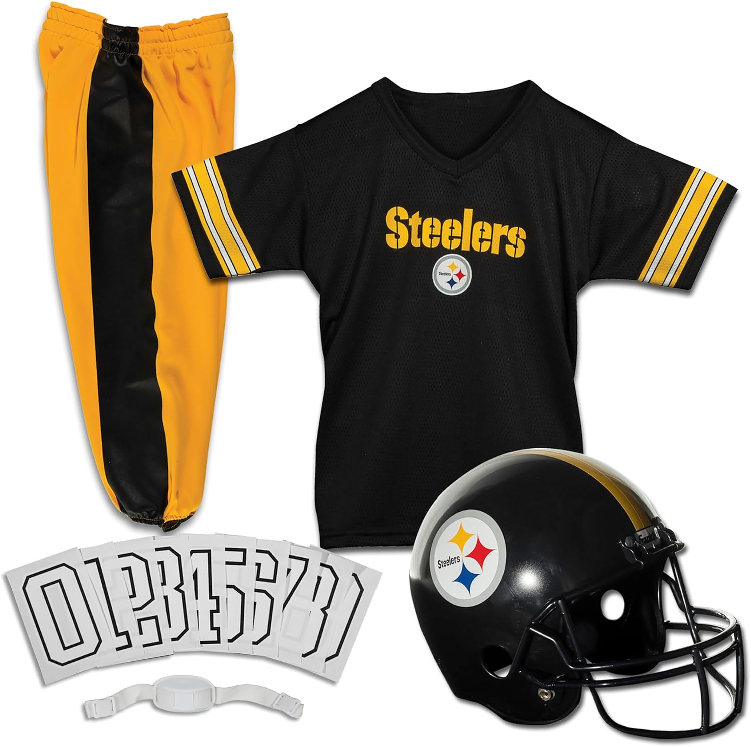 Pittsburgh Steelers Youth Football Uniform Set for Boys & Girls