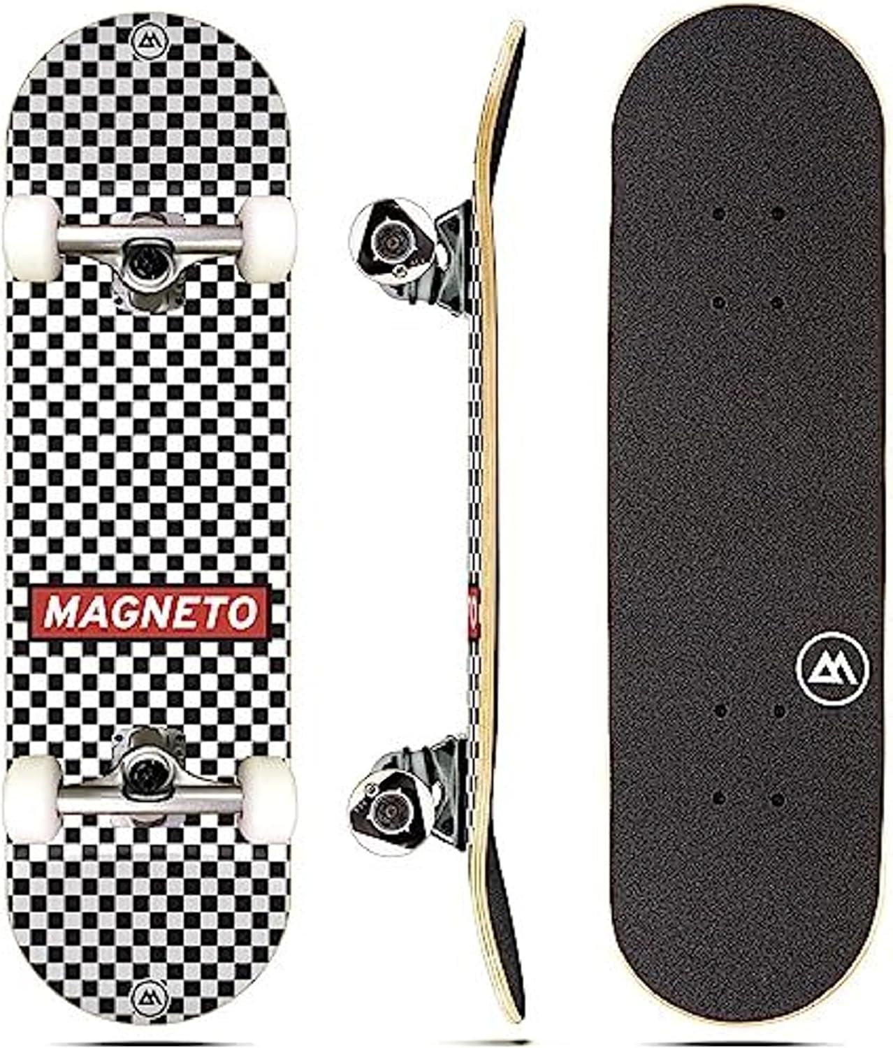 Magneto Complete Skateboard for Beginners and Teens - 27.5in