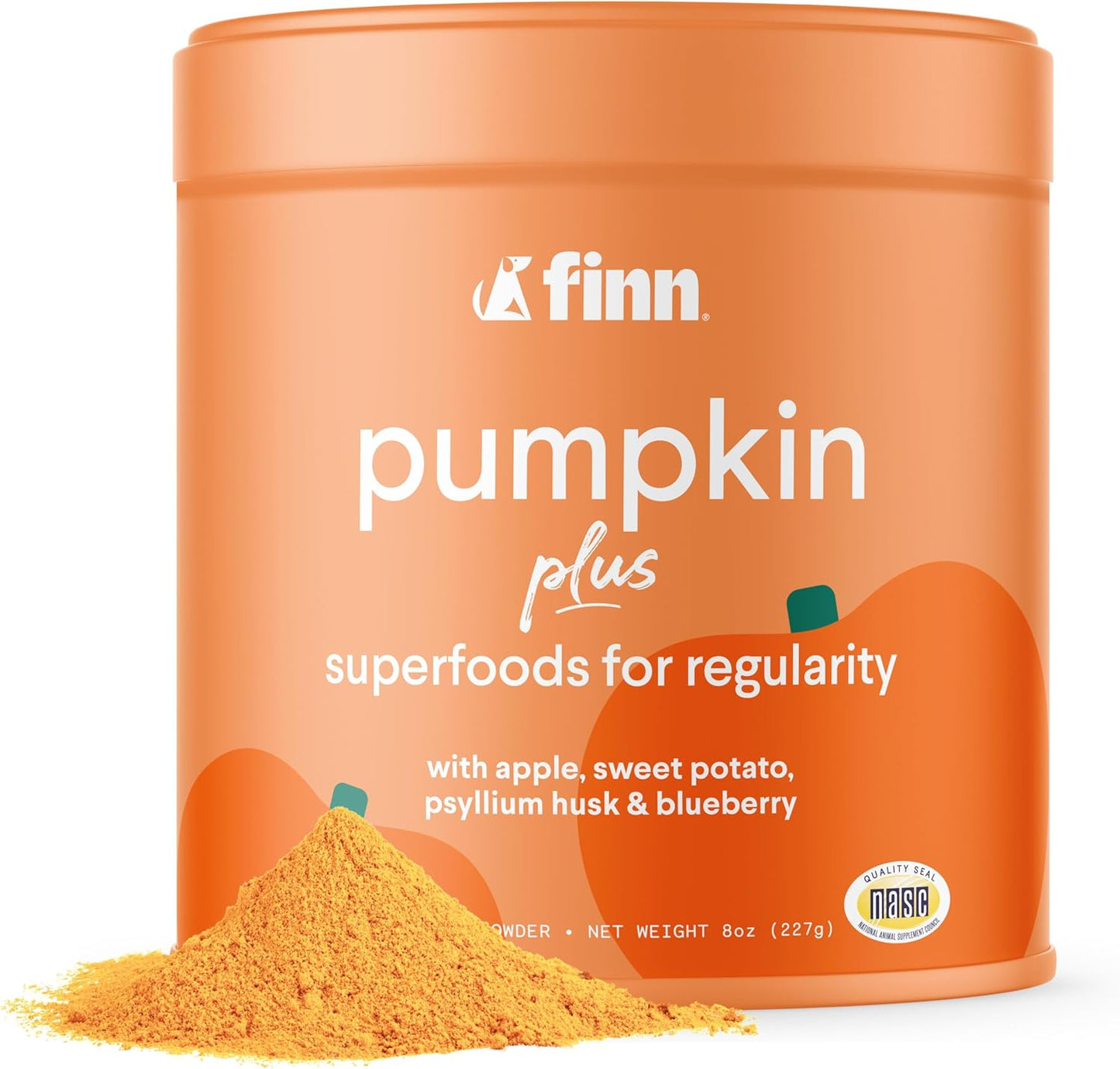 Finn Pumpkin Plus: Daily Digestive Support & Fiber-Rich Topper